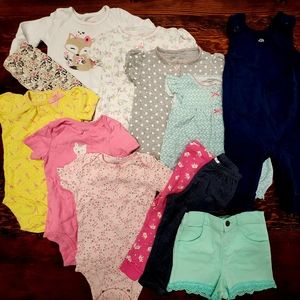 Baby Girl Clothing Bundle 18m